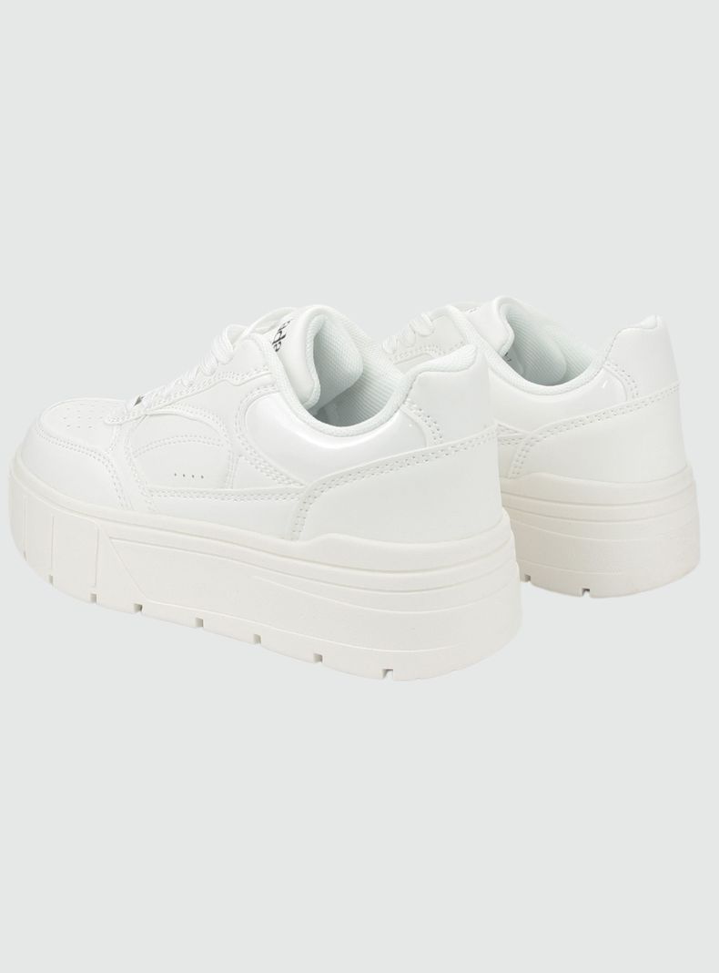Zapatilla Chalada Mujer Troya-1 Blanco Urbano-5