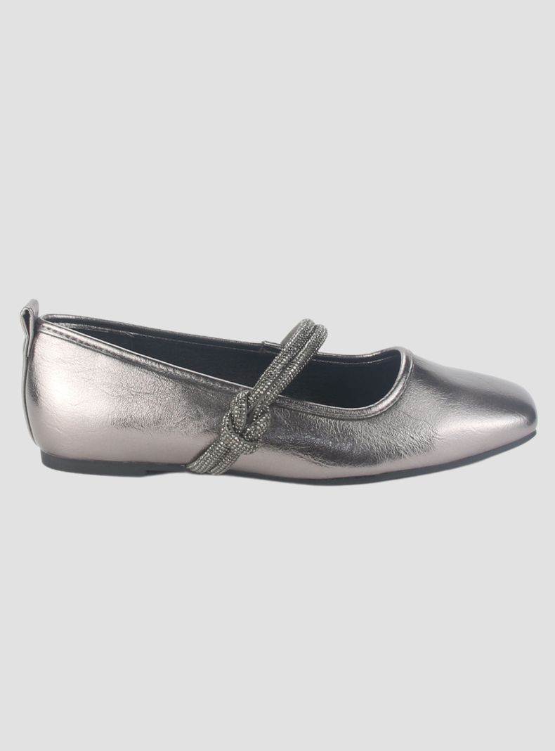 Zapato Chalada Mujer Corsa-1 Plateado Casual-0