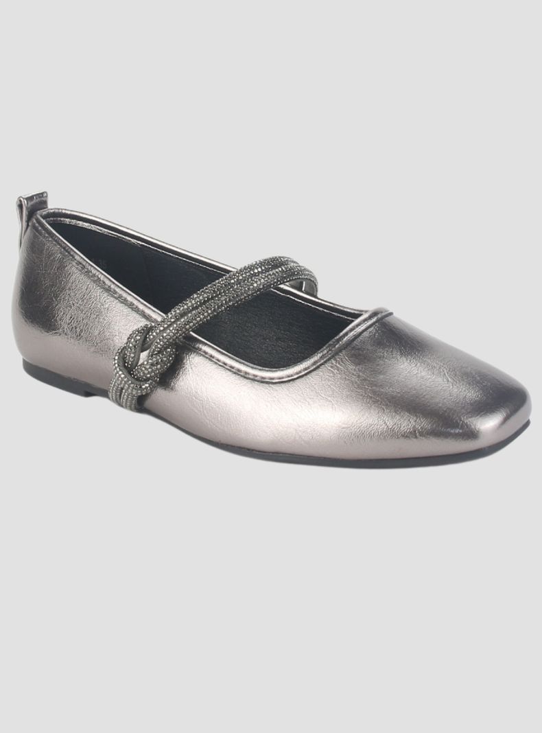 Zapato Chalada Mujer Corsa-1 Plateado Casual-2