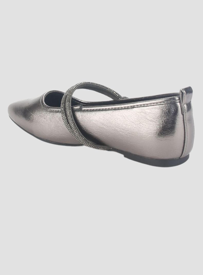 Zapato Chalada Mujer Corsa-1 Plateado Casual-3