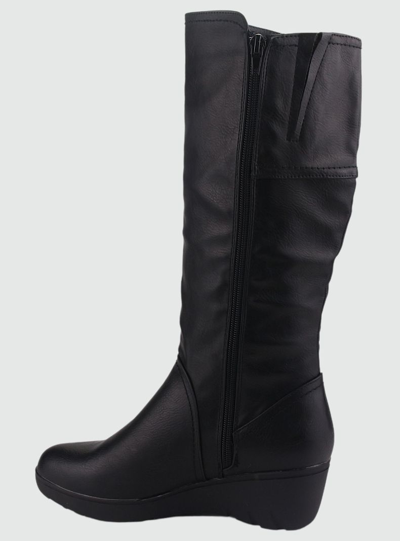 Bota Chalada Mujer Tanda-5 Negro Casual-1