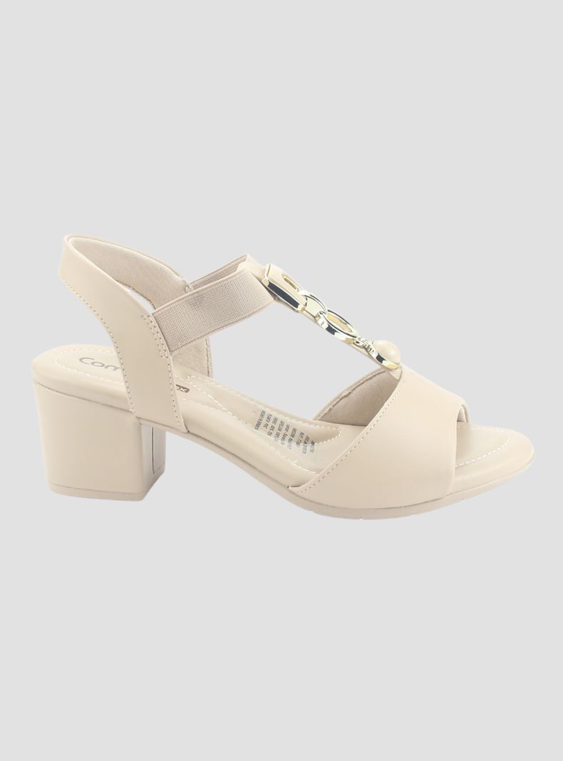 Sandalia Comfortflex Mujer 2457402 Nude Casual-0