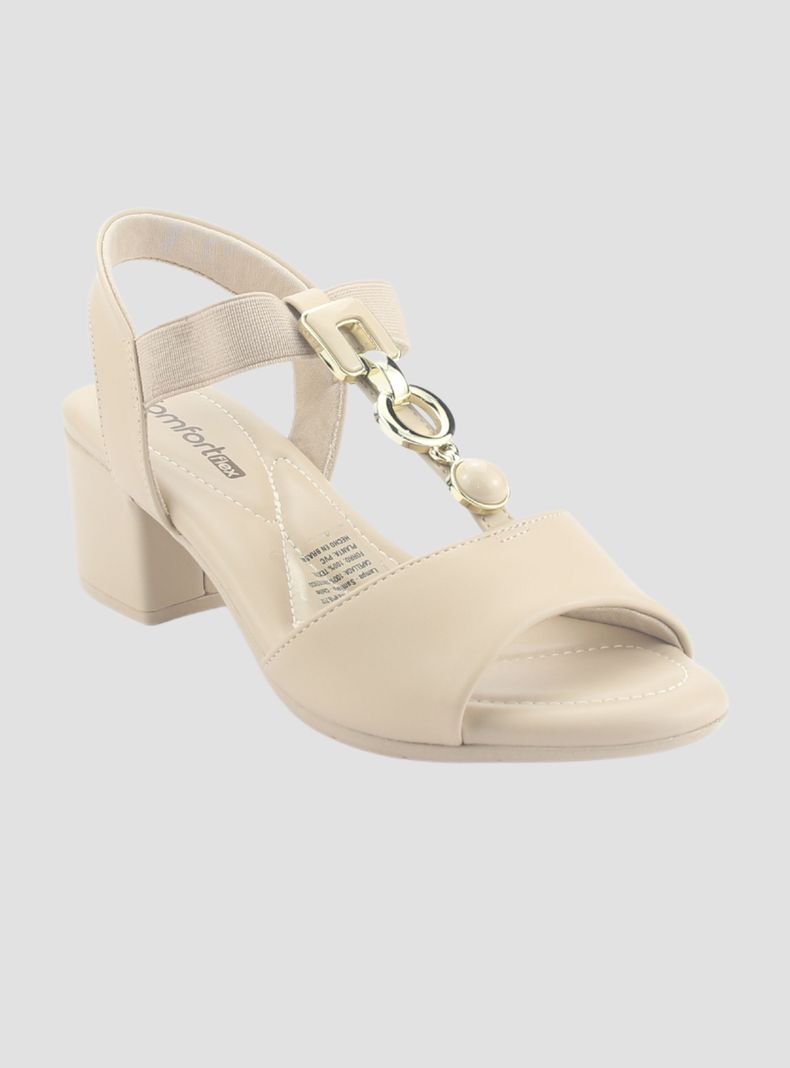 Sandalia Comfortflex Mujer 2457402 Nude Casual-2