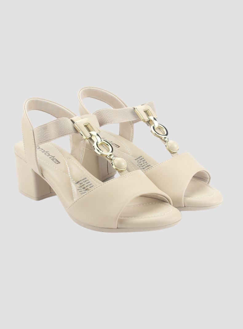 Sandalia Comfortflex Mujer 2457402 Nude Casual-4