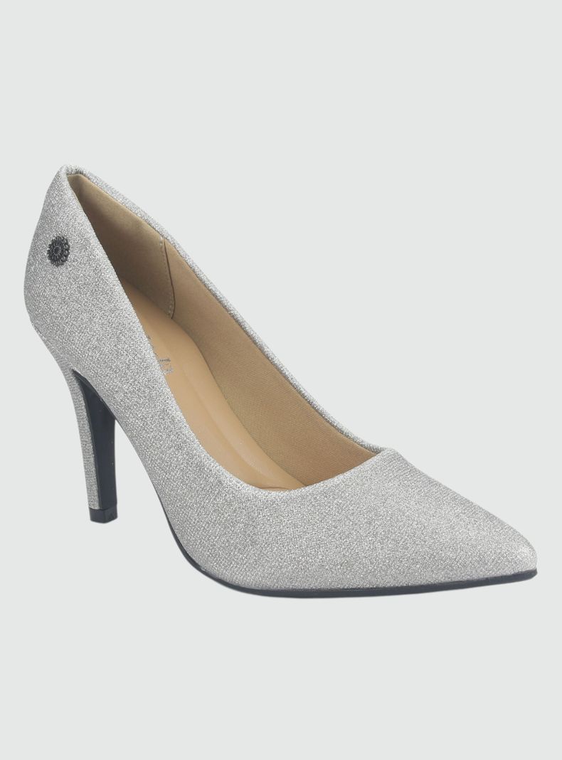Zapato Chalada Mujer Clora-64 Plateado Casual-2