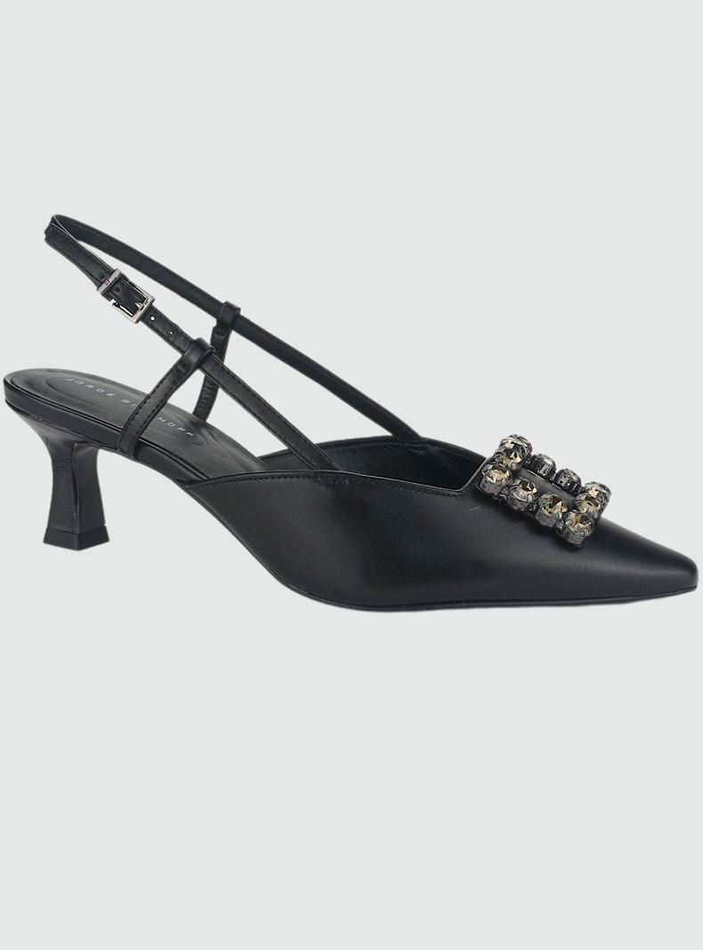 Sandalia Jorge Bischoff Mujer P17994002 Negro Casual-0