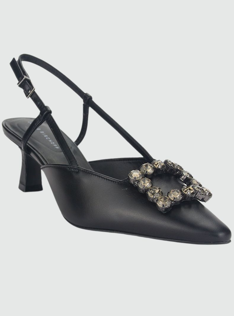 Sandalia Jorge Bischoff Mujer P17994002 Negro Casual-2
