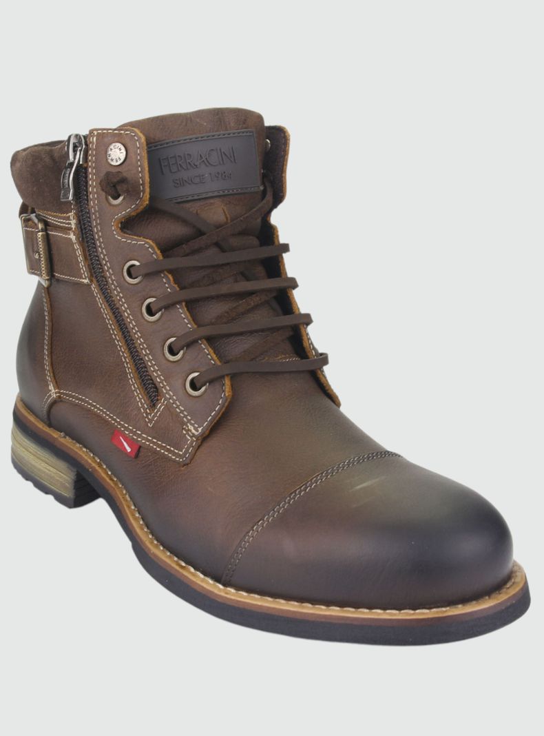 Bototo Ferracini Hombre 9873 Camel Casual-2