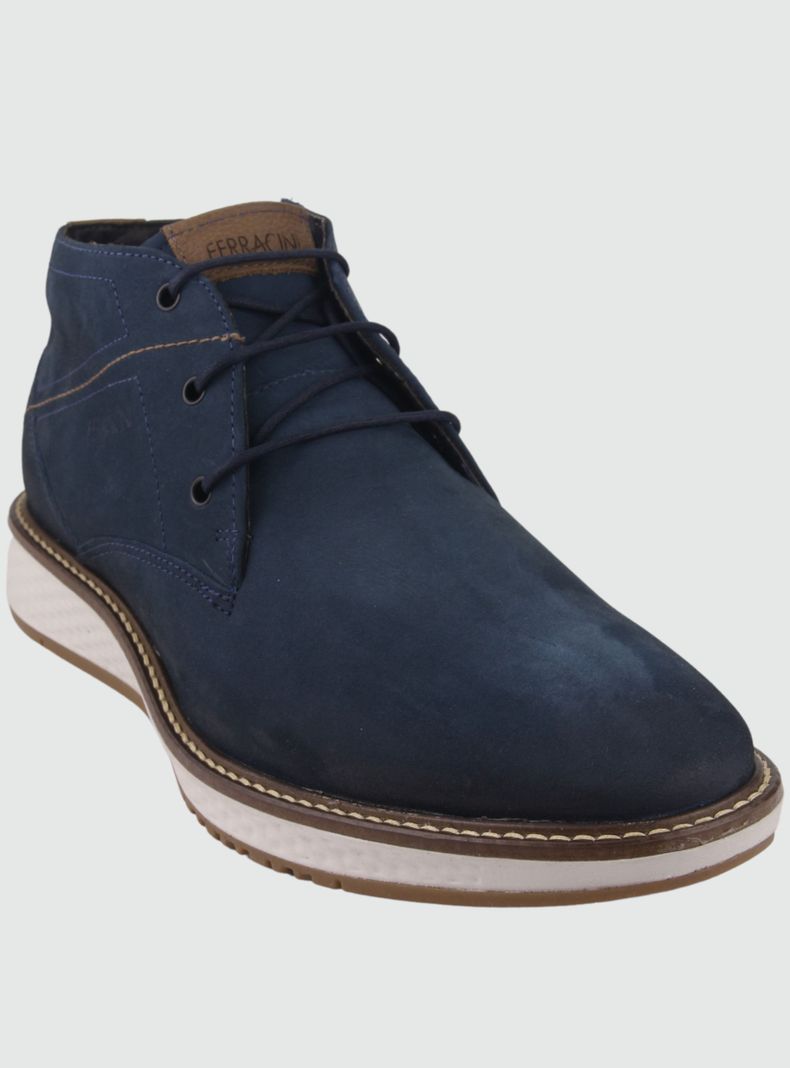 Botin Ferracini Hombre 3300-586 Azul Casual-2