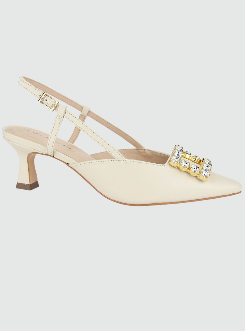 Sandalia Jorge Bischoff Mujer P17994002 Blanco Casual-0