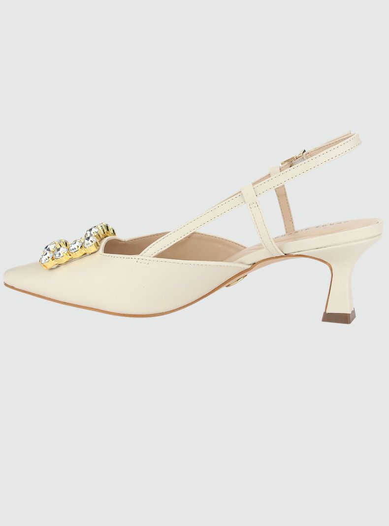 Sandalia Jorge Bischoff Mujer P17994002 Blanco Casual-1