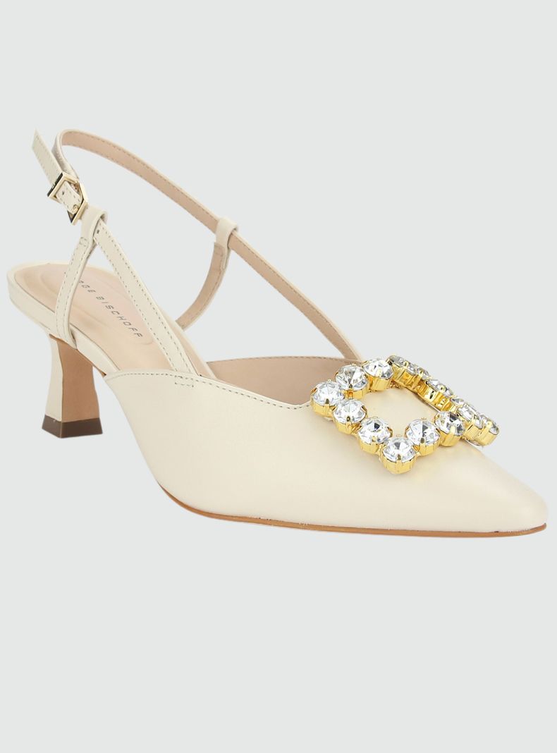 Sandalia Jorge Bischoff Mujer P17994002 Blanco Casual-2