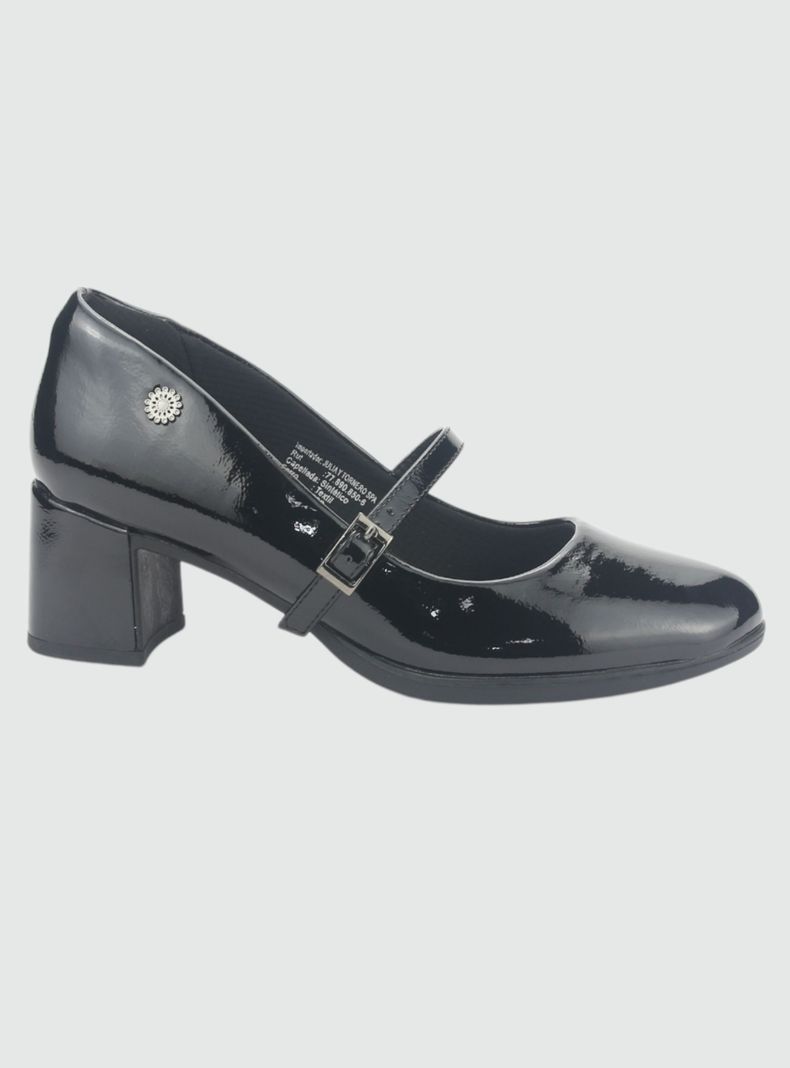 Zapato Chalada Mujer Fita-2 Negro Casual-0