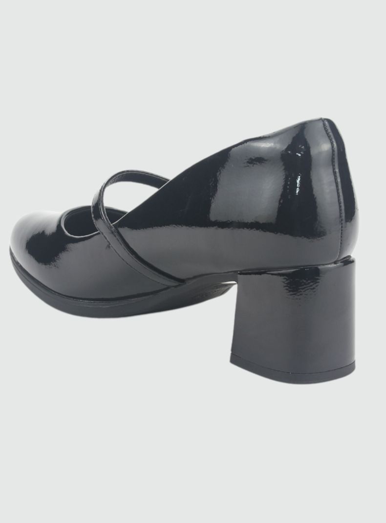 Zapato Chalada Mujer Fita-2 Negro Casual-3