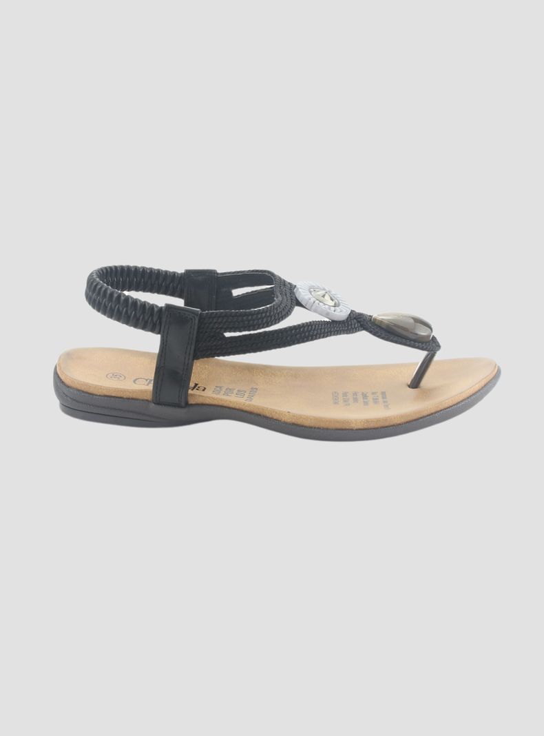 Sandalia Chalada Mujer Anatomic78 Negro Casual-0