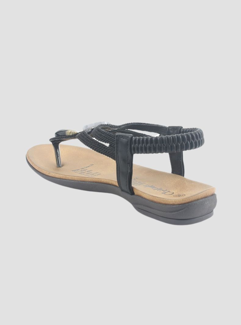 Sandalia Chalada Mujer Anatomic78 Negro Casual-3