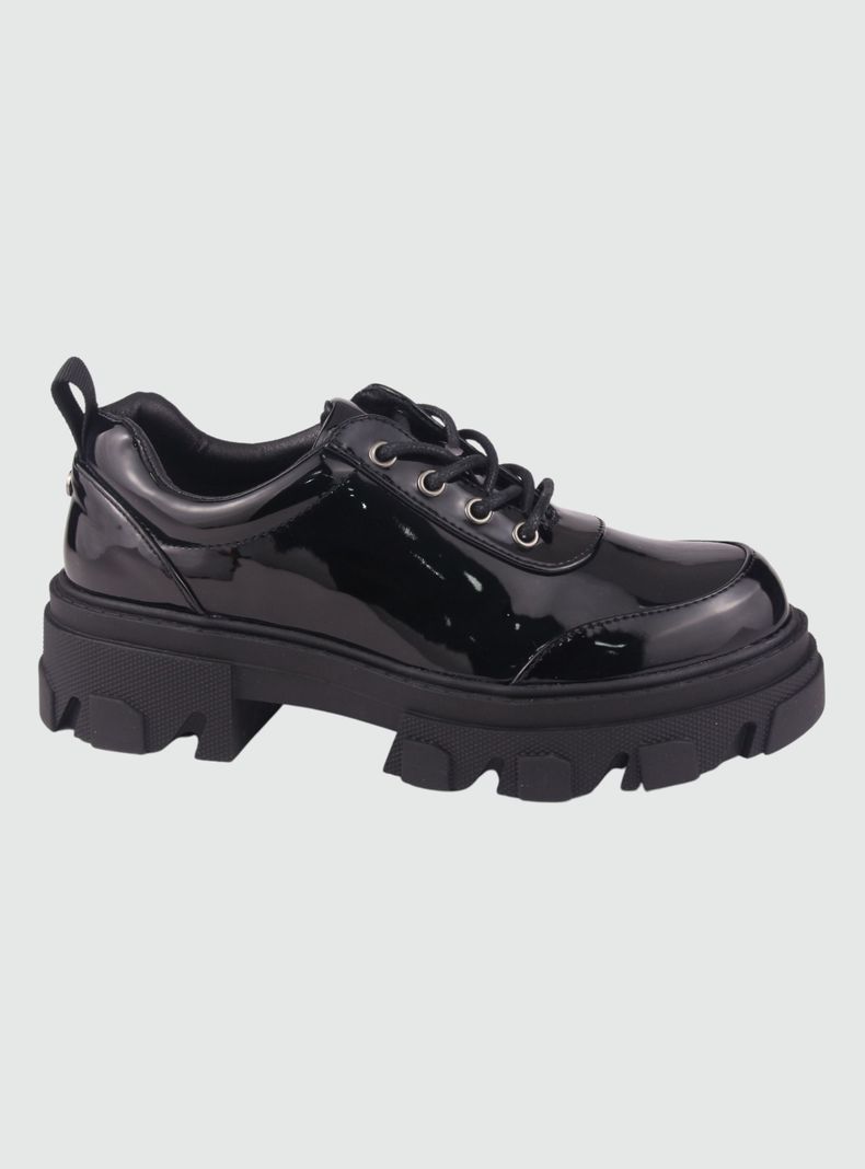 Zapatilla Chalada Mujer Karl-6 Negro Moda-0
