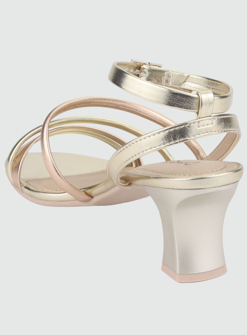 Sandalia Comfortflex Mujer 2259403 Dorado Moda-3