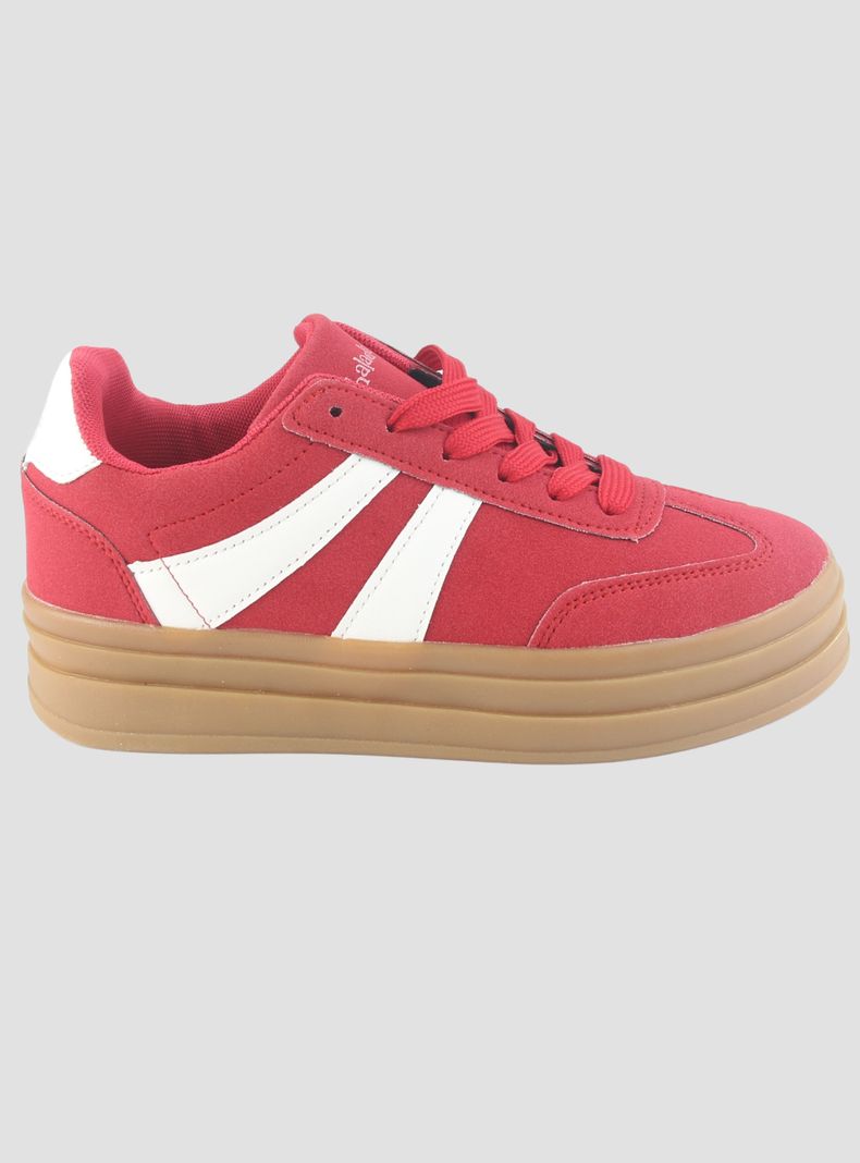 Zapatilla Chalada Mujer Andy-11 Rojo Urbano-0