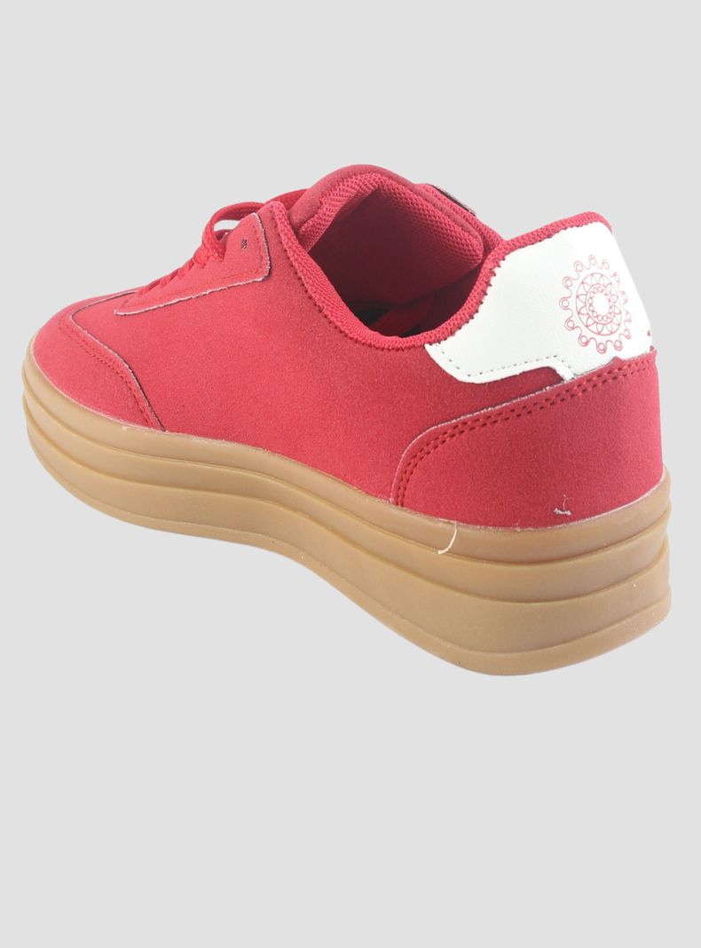 Zapatilla Chalada Mujer Andy-11 Rojo Urbano-3