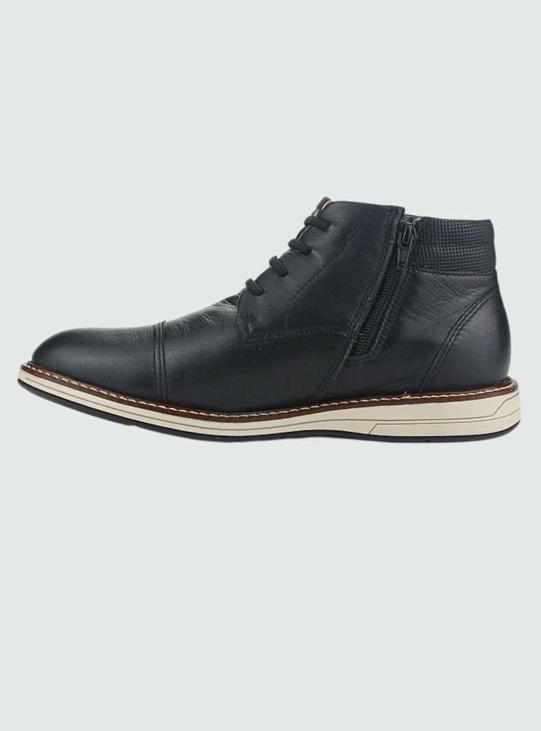 Botin Ferracini Hombre 6153 E Preto Casual-1