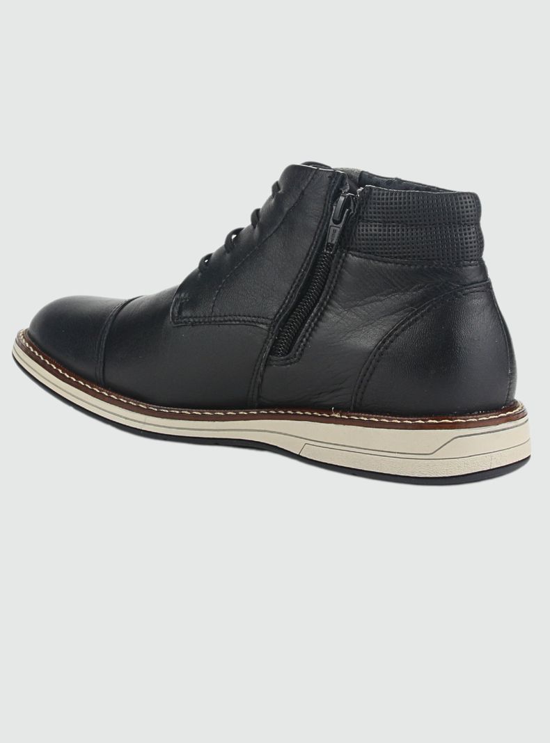 Botin Ferracini Hombre 6153 E Preto Casual-3