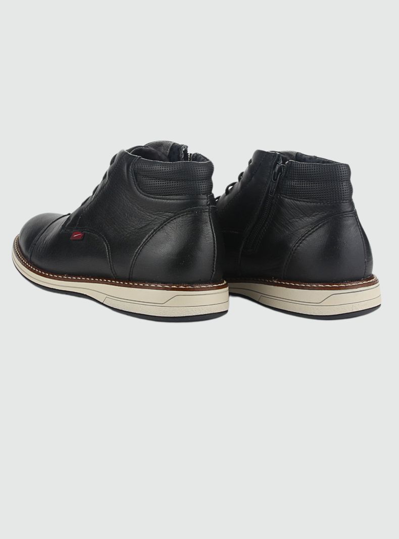 Botin Ferracini Hombre 6153 E Preto Casual-5