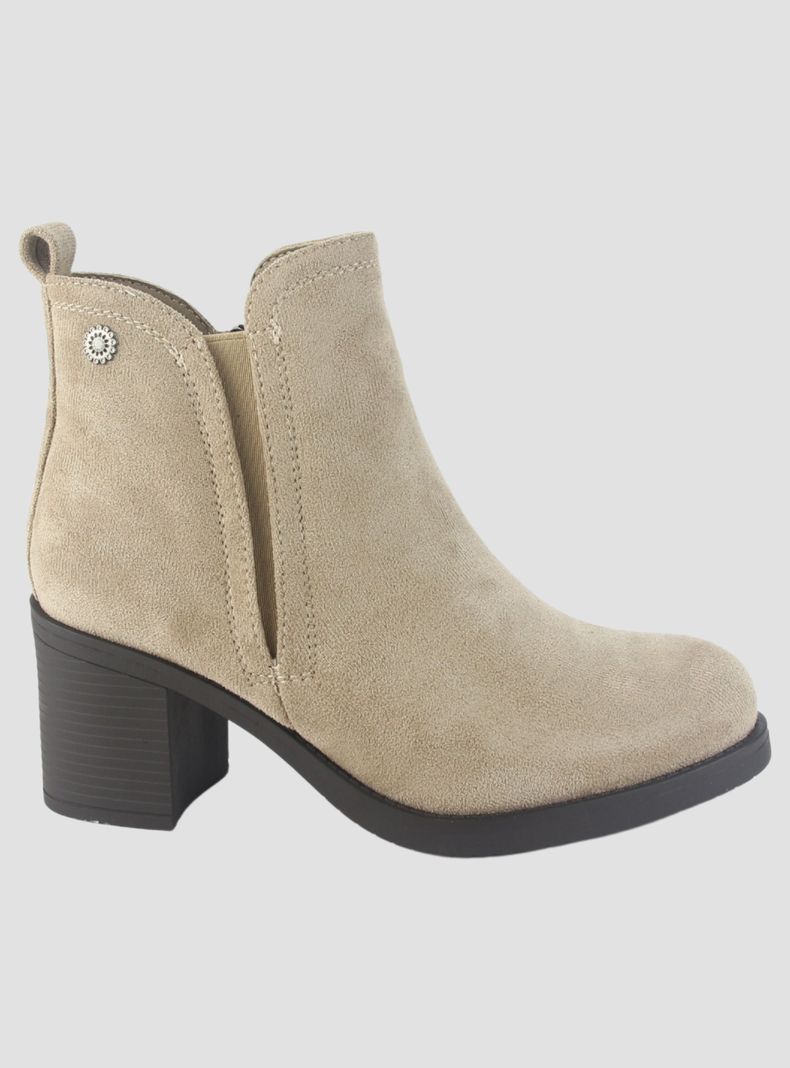 Botin Chalada Mujer Prata-1 Taupe Casual-0