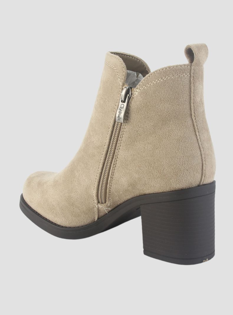Botin Chalada Mujer Prata-1 Taupe Casual-3