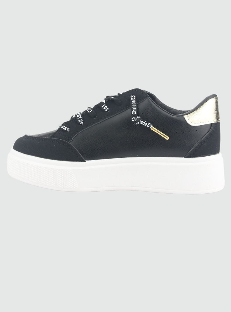 Zapatilla Chalada Mujer Candy-36 Negro Urbano-1