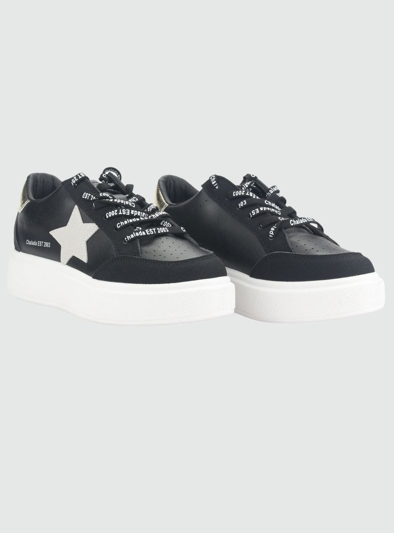 Zapatilla Chalada Mujer Candy-36 Negro Urbano-4
