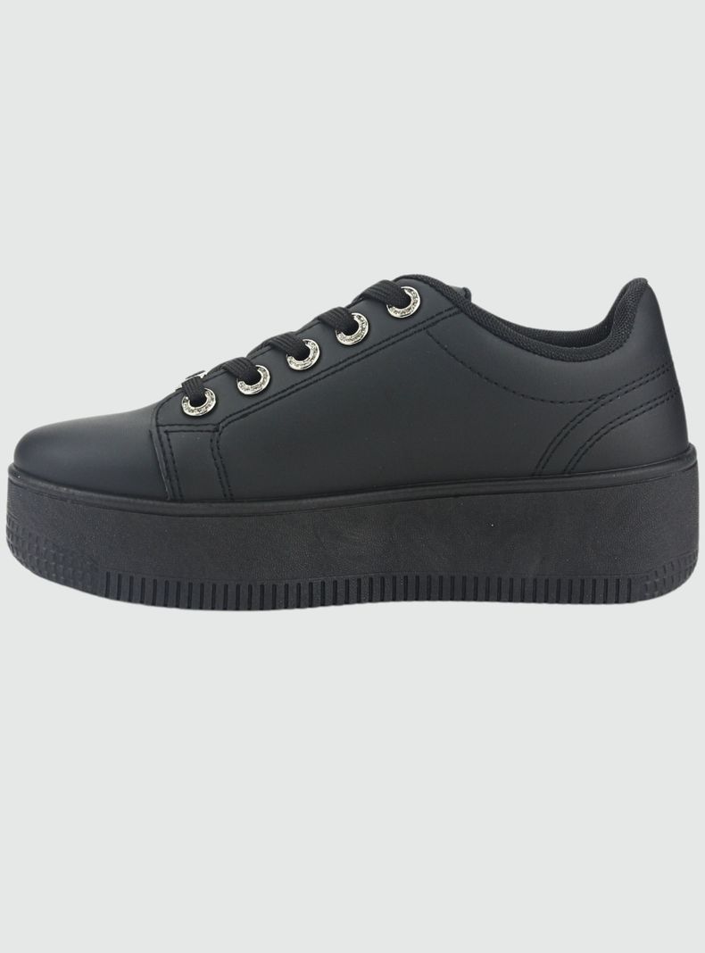 Zapatilla Chalada Mujer Metta-15 Negro Urbano-1