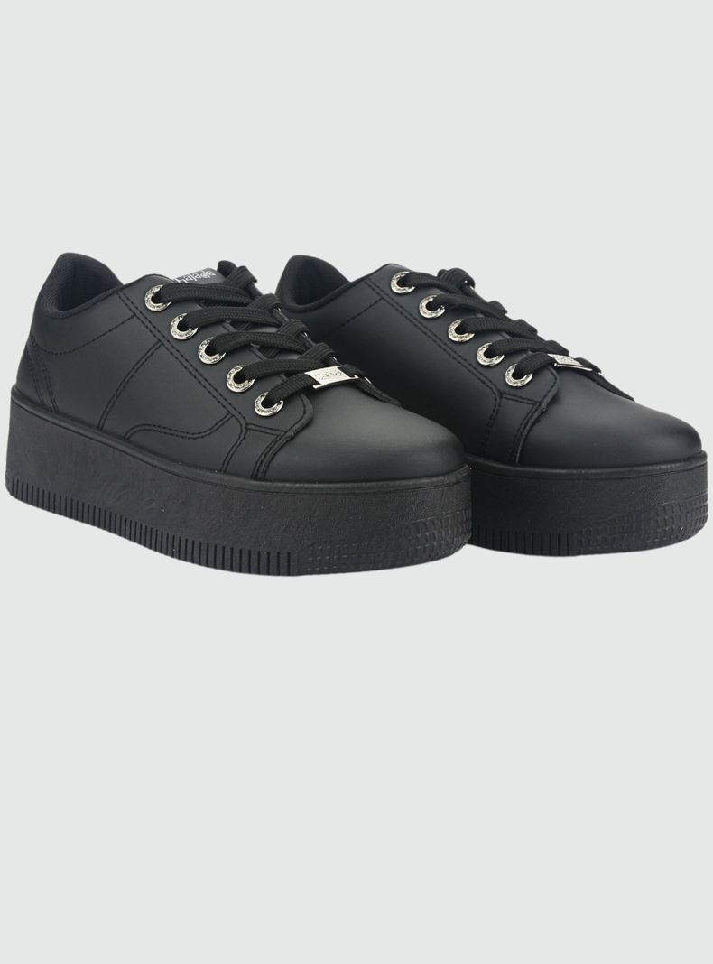 Zapatilla Chalada Mujer Metta-15 Negro Urbano-4
