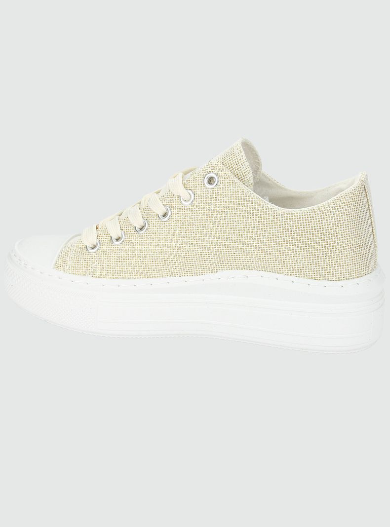 Zapatilla Chalada Mujer Clu-11 Dorado Urbano-1