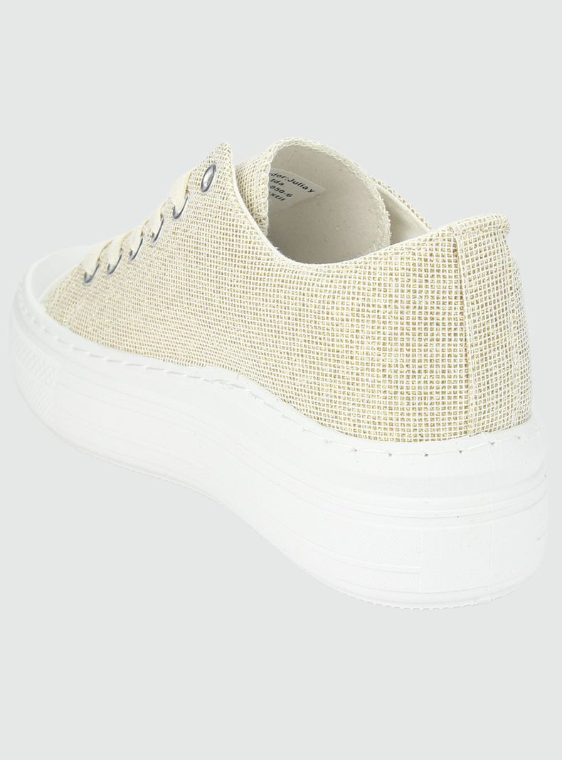Zapatilla Chalada Mujer Clu-11 Dorado Urbano-3