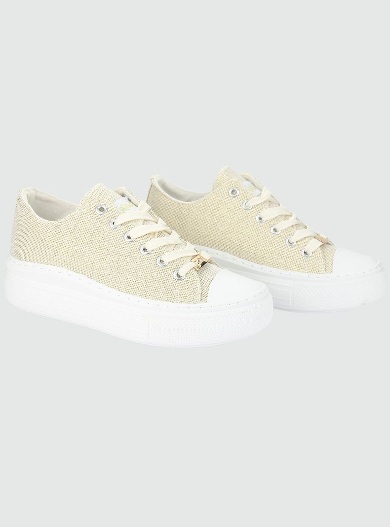 Zapatilla Chalada Mujer Clu-11 Dorado Urbano-4