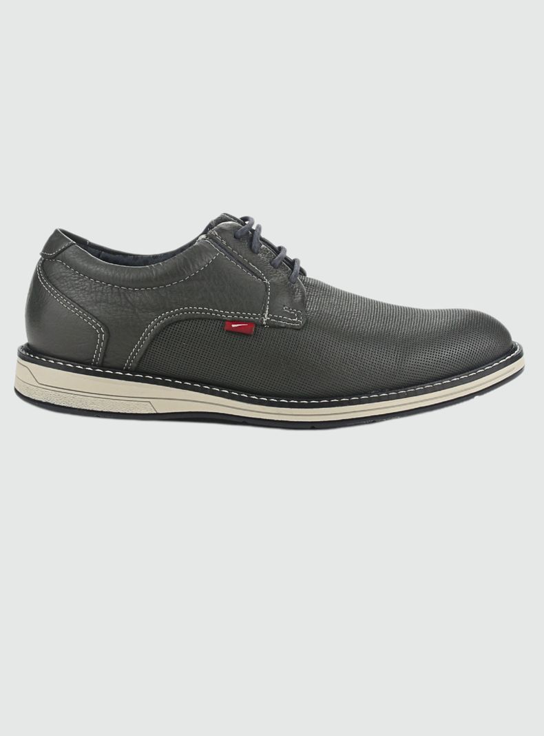 Zapato Ferracini Hombre 6152-675 E Chumbo Casual-0