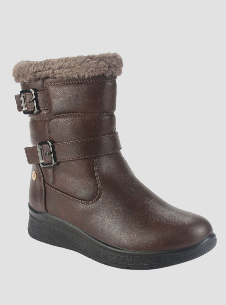Botin Chalada Mujer Canet-1 Café Casual-2