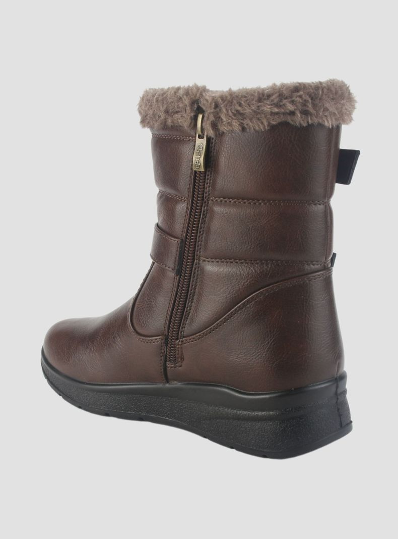 Botin Chalada Mujer Canet-1 Café Casual-3