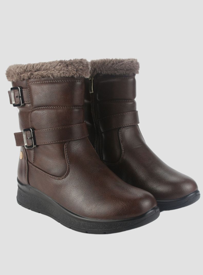 Botin Chalada Mujer Canet-1 Café Casual-4