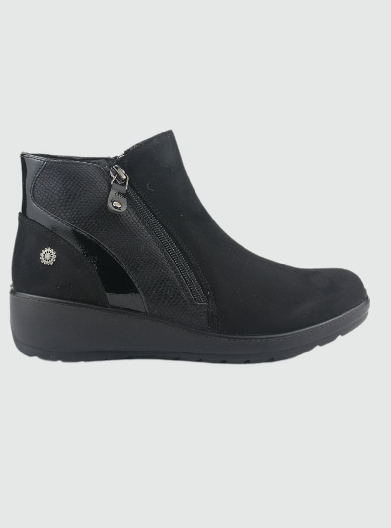 Botin Chalada Mujer Confort-5 Negro Casual-0