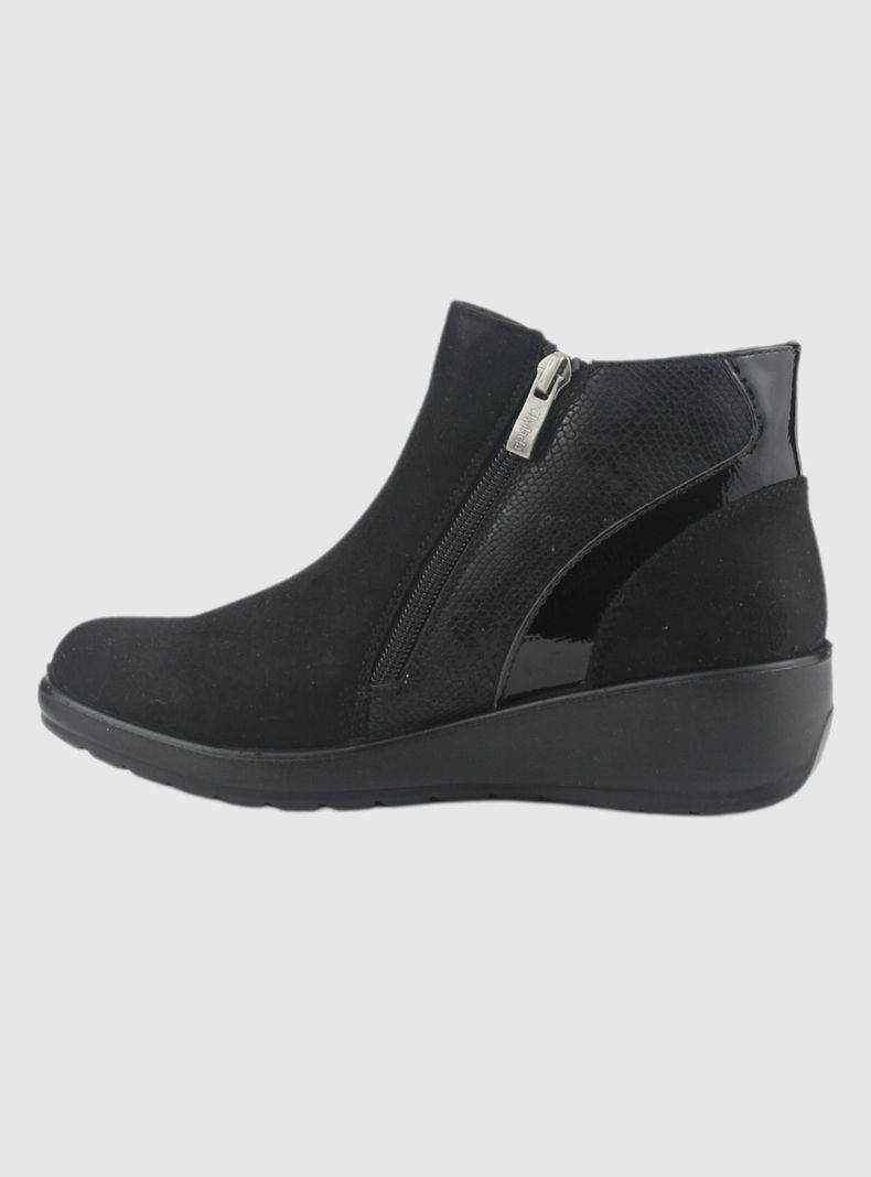 Botin Chalada Mujer Confort-5 Negro Casual-1
