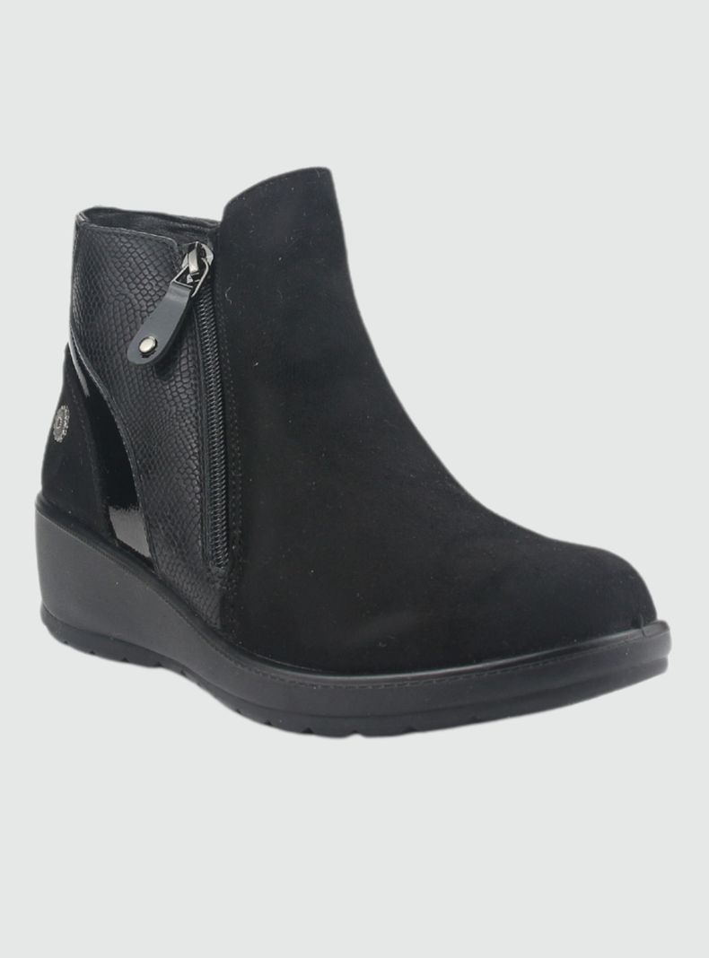 Botin Chalada Mujer Confort-5 Negro Casual-2