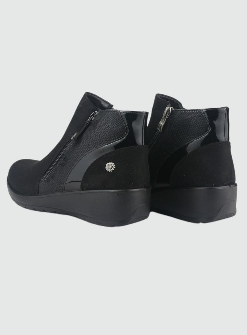Botin Chalada Mujer Confort-5 Negro Casual-5