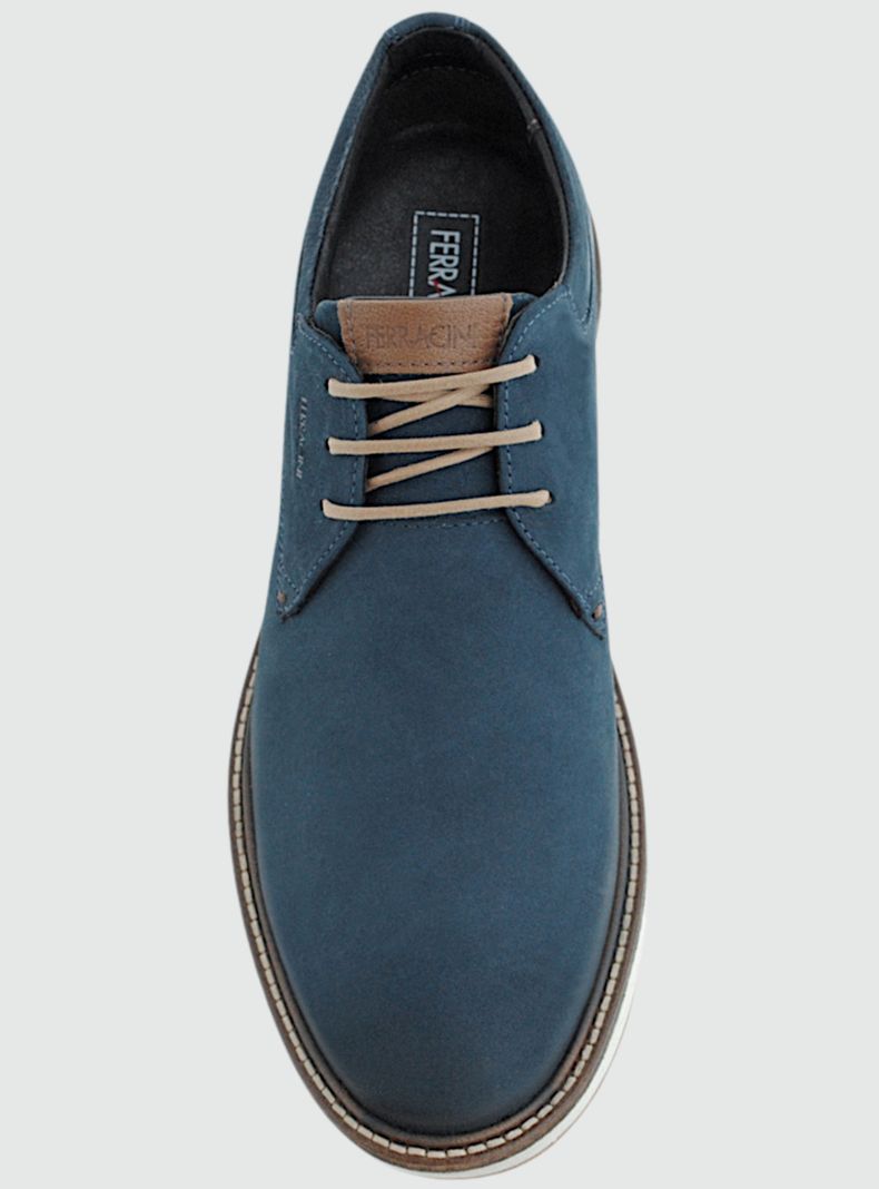 Zapato Ferracini Hombre 3301-586 Azul Casual-2
