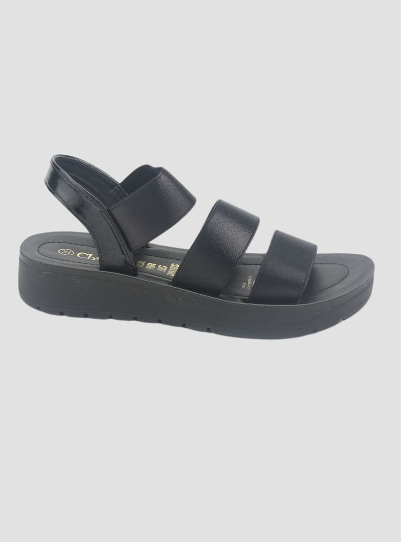 Sandalia Chalada Mujer Quantah-20 Negro Casual-0