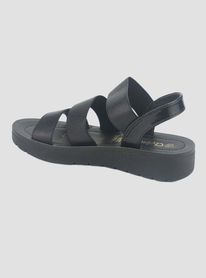 Sandalia Chalada Mujer Quantah-20 Negro Casual-3