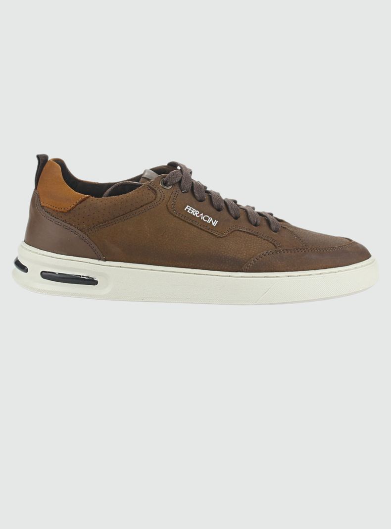 Zapatilla Ferracini Hombre 1827 N Chocolate Casual-0