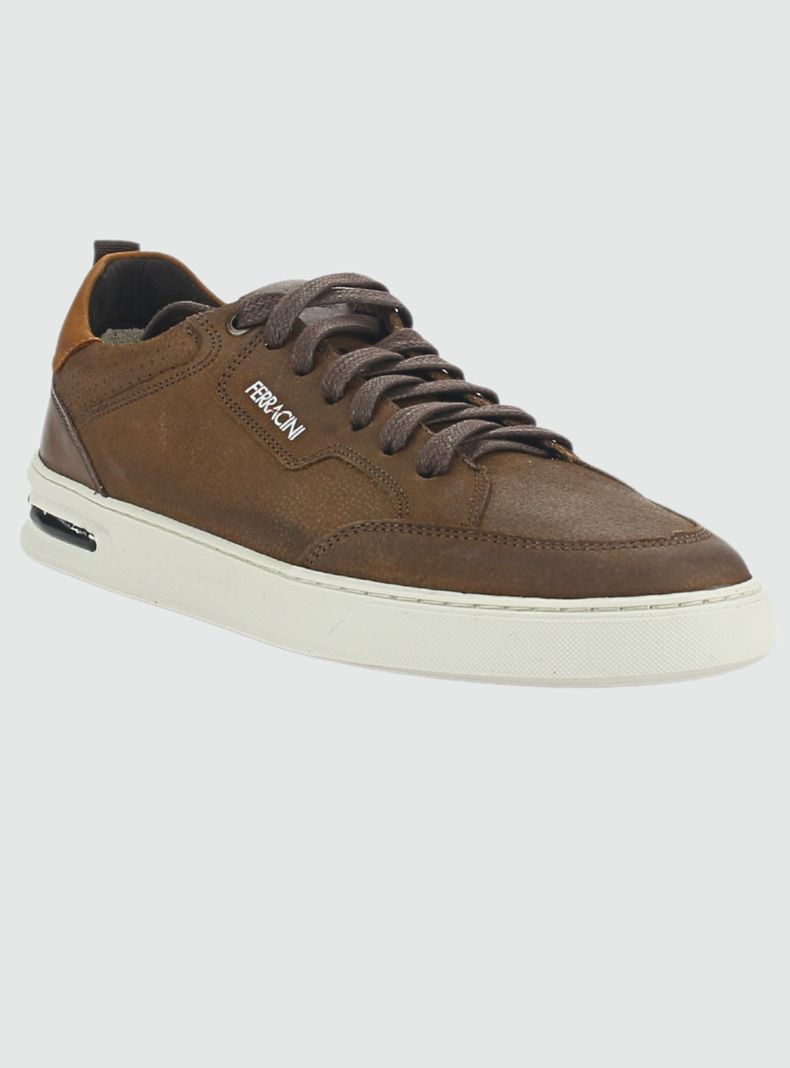 Zapatilla Ferracini Hombre 1827 N Chocolate Casual-2