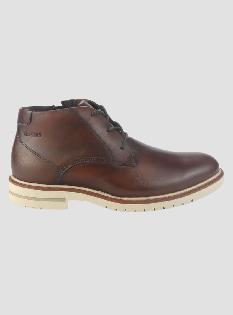 Botin Ferracini Hombre 5437 Firenze Café Casual-0